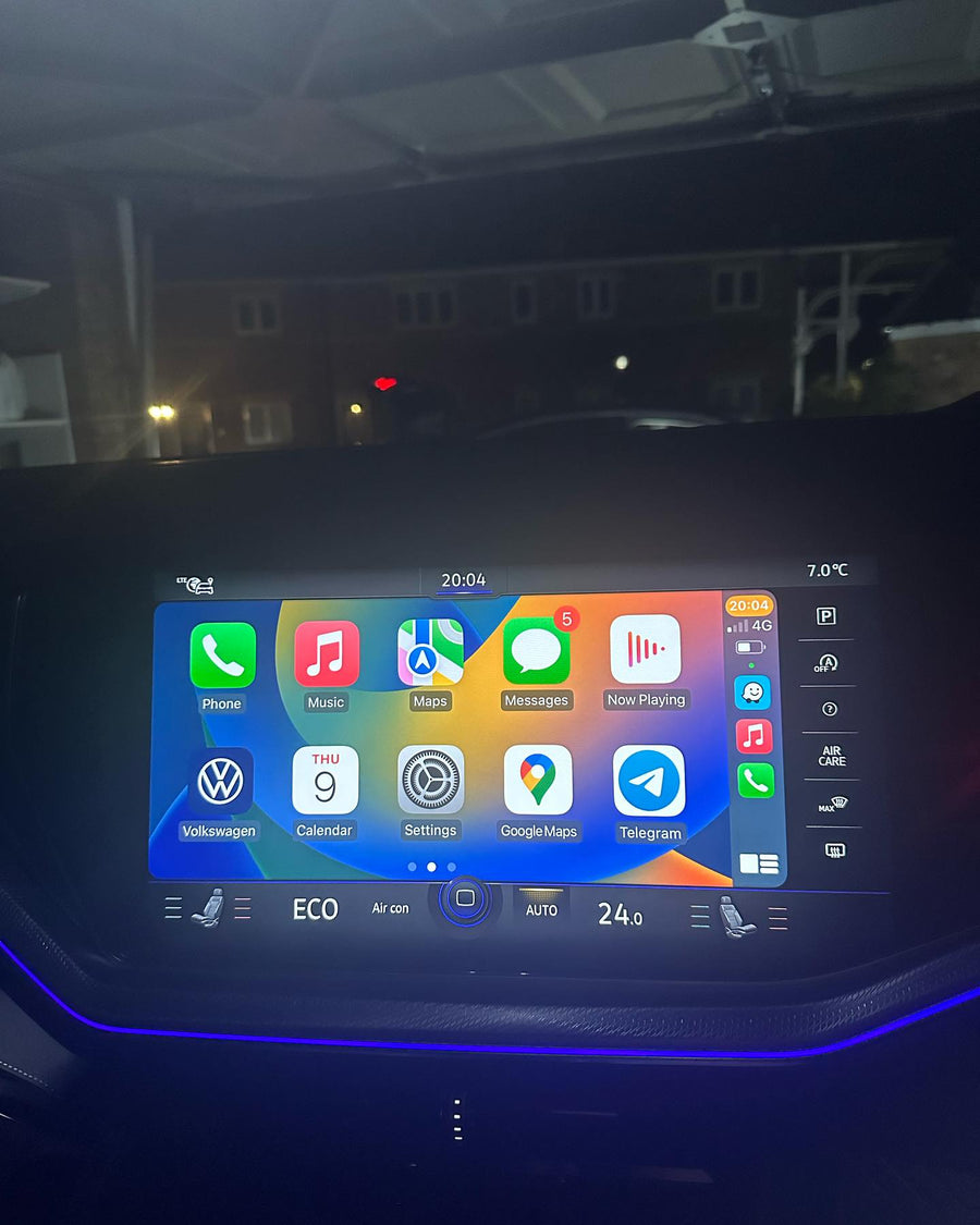 Full Screen Apple CarPlay / Android Auto Activation
